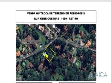 Terreno Residencial à venda em Retiro, Petrópolis - RJ