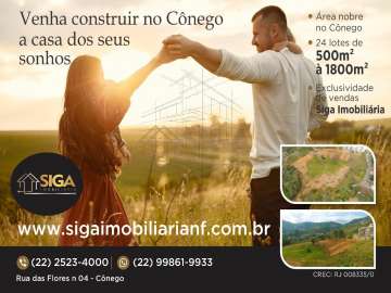 Terreno Residencial à venda em Cônego, Nova Friburgo - RJ