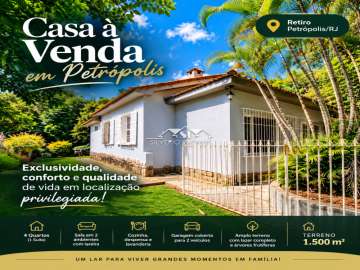 Casa à venda em Retiro, Petrópolis - RJ